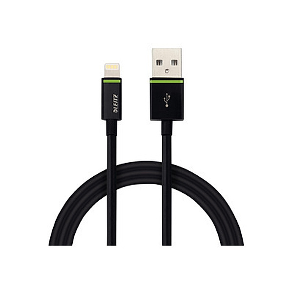 LEITZ Complete Lightning auf USB-Kabel X Extra langes High-Speed Kabel Laden und synchronisieren Sie Ihre Lightning iOS Mobilgeraete