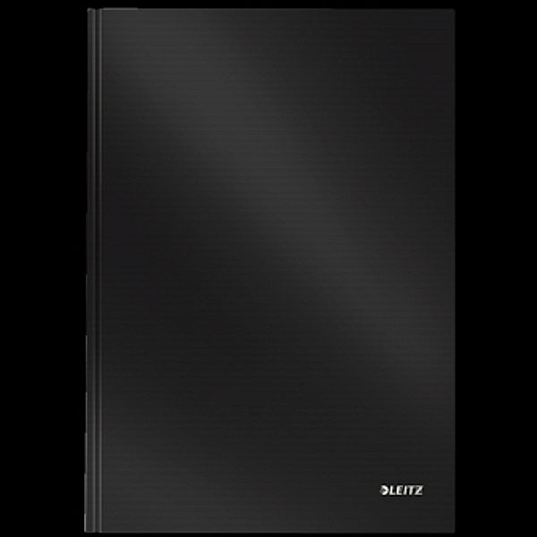 Leitz Notizbuch Solid A4 liniert, schwarz