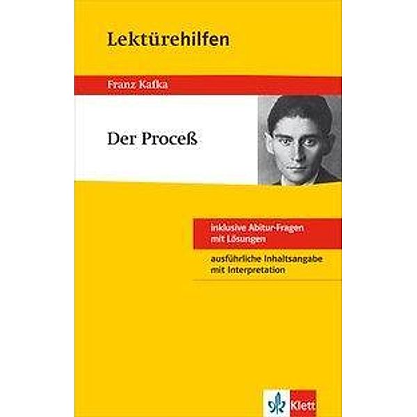 Lektürehilfen Franz Kafka Der Proceß, Franz Kafka