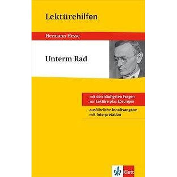 Lektürehilfen Herrmann Hesse Unterm Rad, Herrmann Hesse