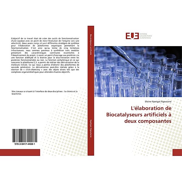 L'élaboration de Biocatalyseurs artificiels à deux composantes, Eloine Npetgat Ngoutane