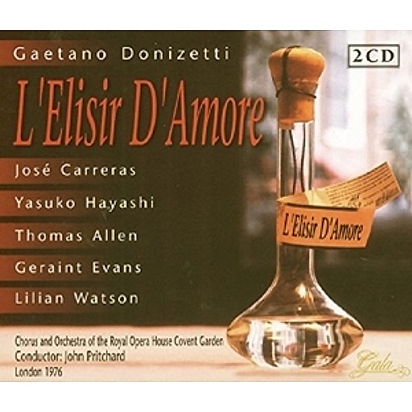 L'Elisir D'Amore (Ga,London 1976), John Pritchard, Roho