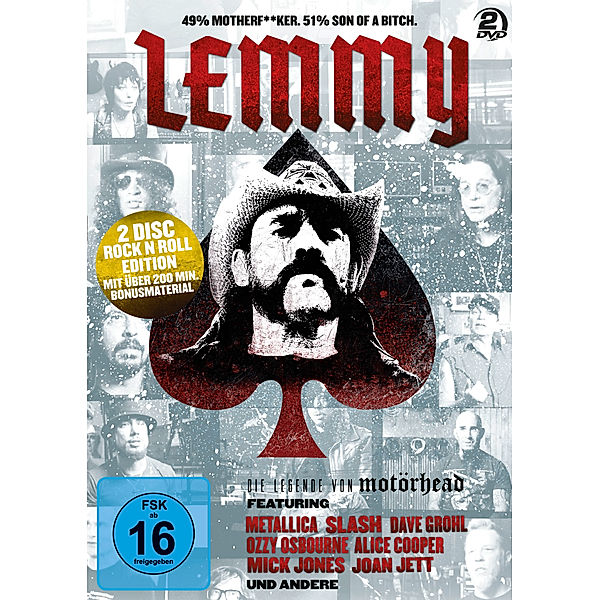 Lemmy - The Movie, Lemmy Kilmister, Dave Grohl, Slash, Metallica, Osbourn