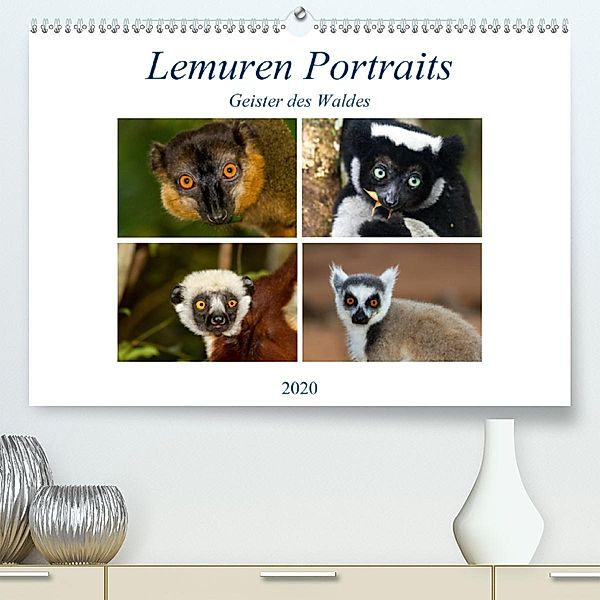 Lemuren Portraits (Premium-Kalender 2020 DIN A2 quer), Matthias Markolf