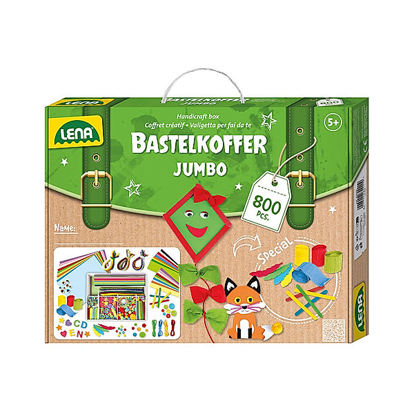 LENA® LENA® Bastelkoffer Jumbo, 800-teilig