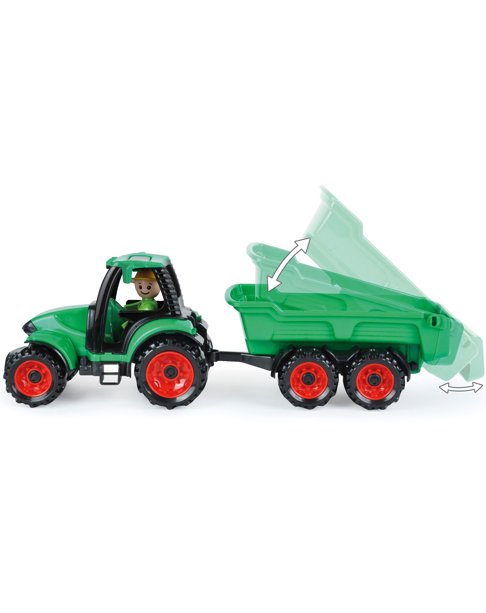 LENA® Traktor Truckies mit Anhänger, grün kaufen