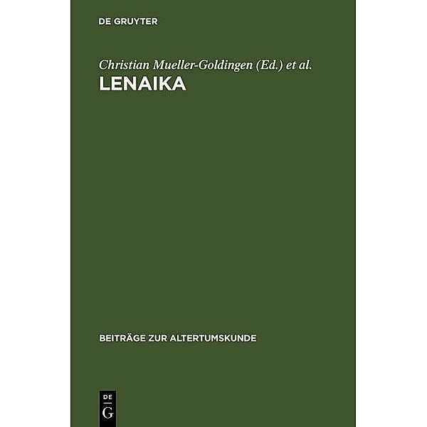 LENAIKA / Beiträge zur Altertumskunde Bd.89