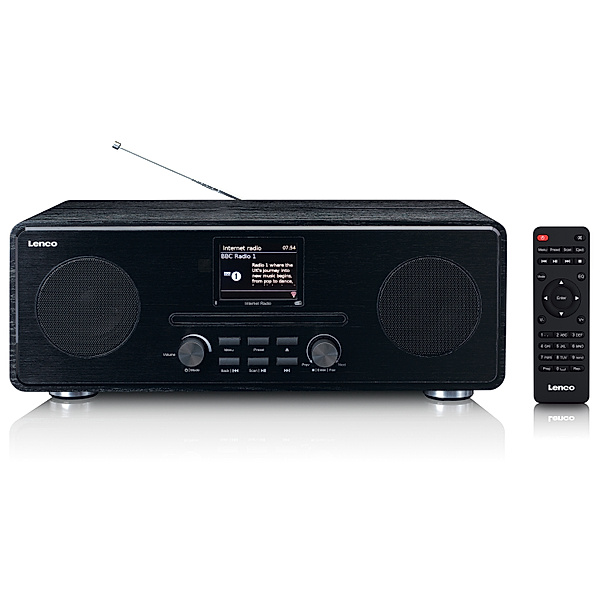 Lenco Internetradio DAB+/FM-Radio, CD/MP3-Player, Bluetooth® DIR-260BK