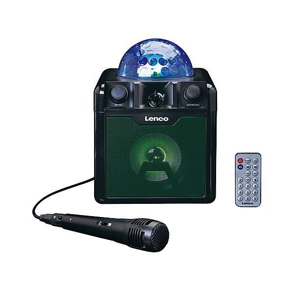 Lenco Lenco Karaoke Lautsprecher mit Bluetooth® und Mikrofon BTC-055BK