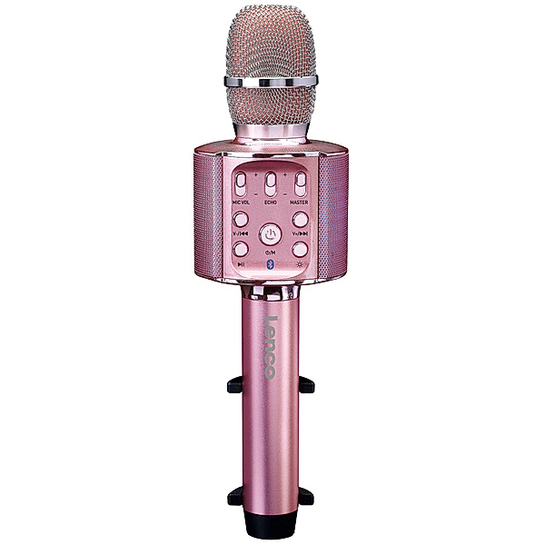 Lenco Lenco Karaoke Mikrofon mit Bluetooth® BMC-090PK (Farbe: pink)