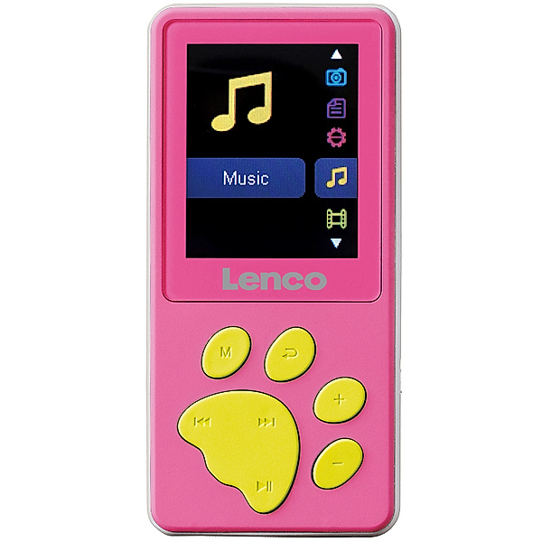 Lenco Lenco MP3-/MP4-Player mit 8GB Xemio-560PK (Farbe: pink)