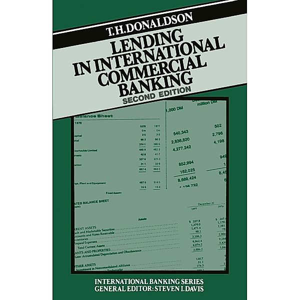 Lending in International Commercial Banking, T. H. Donaldson