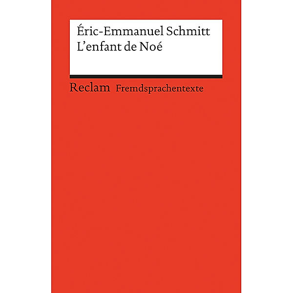 L'enfant de Noe, Éric-Emmanuel Schmitt