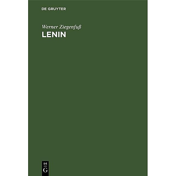 Lenin, Werner Ziegenfuß