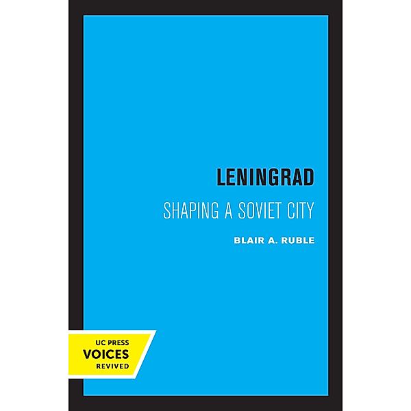 Leningrad / Lane Studies in Regional Government Bd.8, Blair A. Ruble