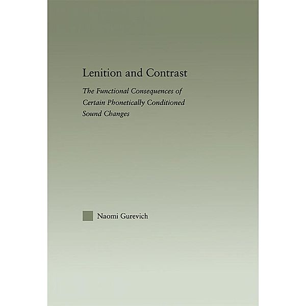 Lenition and Contrast, Naomi Gurevich