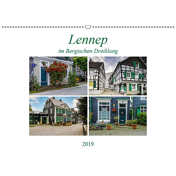 Lennep im Bergischen Dreiklang (Wandkalender 2019 DIN A2 quer), Frauke Fuck