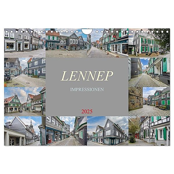 Lennep Impressionen (Wandkalender 2025 DIN A4 quer), CALVENDO Monatskalender, Calvendo, Dirk Meutzner