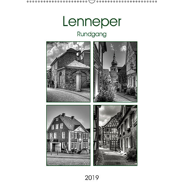 Lenneper Rundgang (Wandkalender 2019 DIN A2 hoch), Frauke Fuck