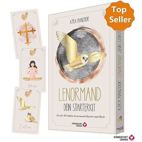 Lenormand - Dein Starterkit, m. 1 Buch, m. 36 Beilage, Azra Manzoor