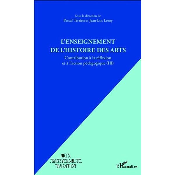 L'enseignement de l'Histoire des Arts / Hors-collection, Jean-Luc Leroy