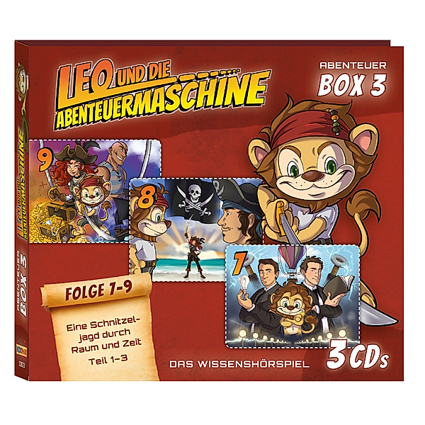 Leo & die Abenteuermaschine 3er CD-Box.Box.3,3 Audio-CD, Leo Und Die Abenteuermaschine