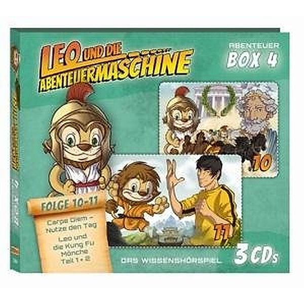 Leo & die Abenteuermaschine 3er CD-Box.Box.4,3 Audio-CD, Leo Und Die Abenteuermaschine
