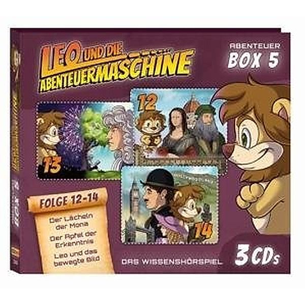 Leo & die Abenteuermaschine 3er CD-Box.Box.5,3 Audio-CD, Leo Und Die Abenteuermaschine