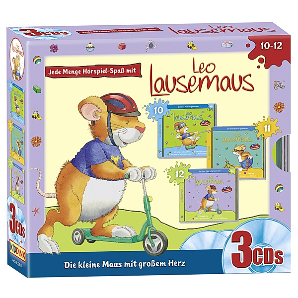 Leo Lausemaus - 10-12 - Leo Lausemaus - 3er CD-Box.Tl.10-12,1 Audio-CD, Leo Lausemaus