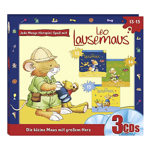 Leo Lausemaus - 13-15 - Leo Lausemaus - 3er CD-Box,3 Audio-CD, Leo Lausemaus