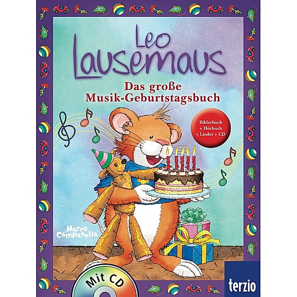 Leo Lausemaus - Das grosse Musik-Geburtstagsbuch, m. Audio-CD