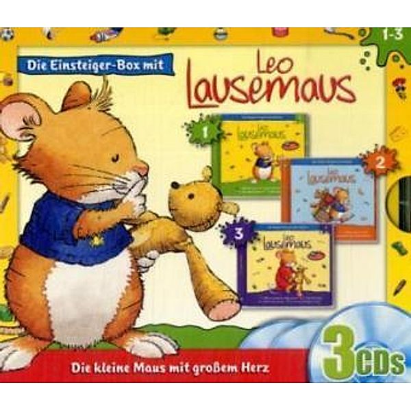Leo Lausemaus - Einsteiger-Box.Folgen.1-3,3 Audio-CDs, Leo Lausemaus
