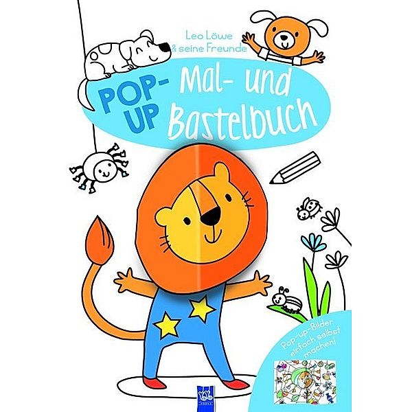 Leo Löwe & seine Freunde - Pop-Up Mal- und Bastelbuch