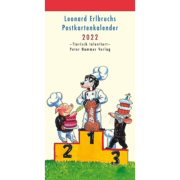 Leonard Erlbruchs Postkartenkalender 2022, Leonard Erlbruch