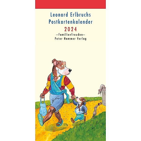 Leonard Erlbruchs Postkartenkalender 2024, Leonard Erlbruch