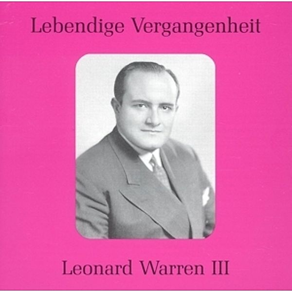 Leonard Warren Iii, Leonard Warren