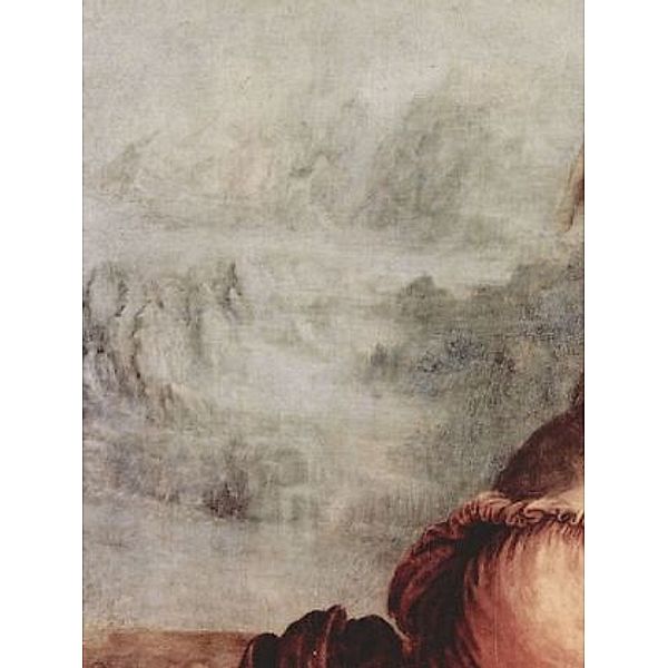 Leonardo da Vinci - Hl. Anna selbtritt, Hl. Anna, Maria, Christuskind mit Lamm, Detail: Landschaft - 1.000 Teile (Puzzle