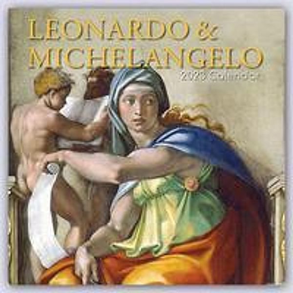 Leonardo da Vinci & Michelangelo 2023 - 16-Monatskalender, Gifted Stationery Co. Ltd