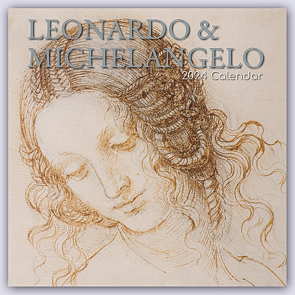 Leonardo da Vinci & Michelangelo 2024 - 16-Monatskalender, Gifted Stationery Co. Ltd
