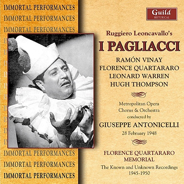 Leoncavallo/Pagliacci, Vinay, Warren, Antonicelli