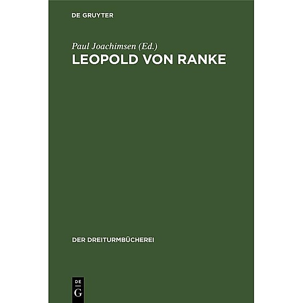 Leopold von Ranke / Jahrbuch des Dokumentationsarchivs des österreichischen Widerstandes