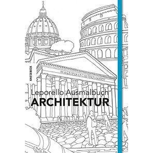 Leporello Ausmalbuch Architektur