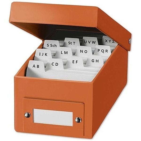 Lernbox - orange DIN A8