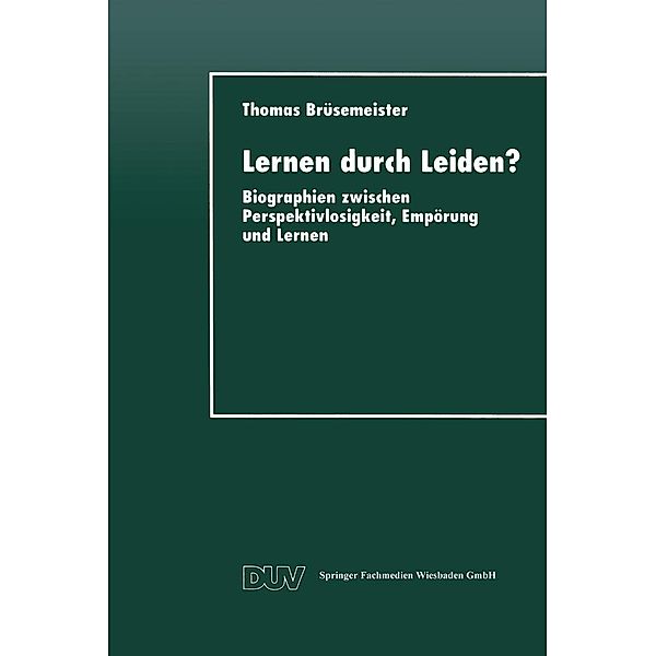 Lernen durch Leiden? / DUV Sozialwissenschaft