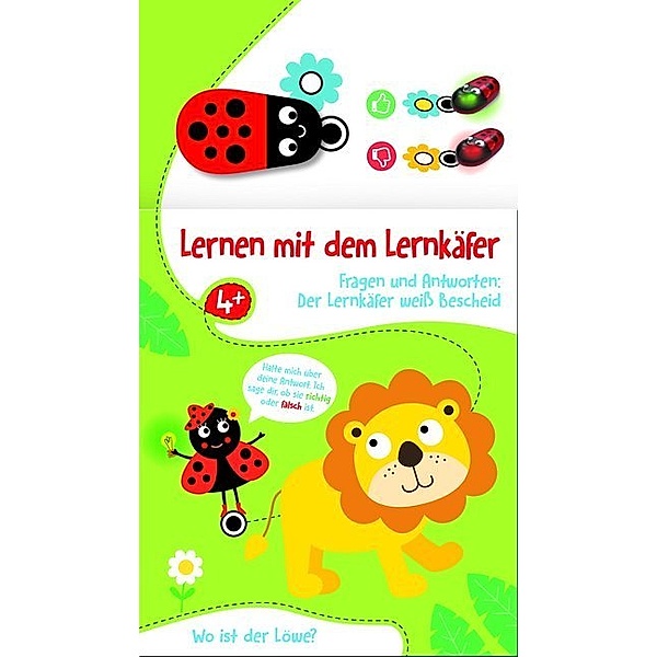 Lernen mit dem Lernkäfer - Löwe, m. Spielfigur