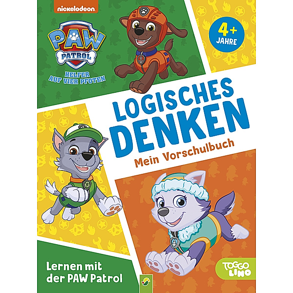 Lernen mit der PAW Patrol: Logisches Denken. Mein Vorschulbuch, Schwager & Steinlein Verlag