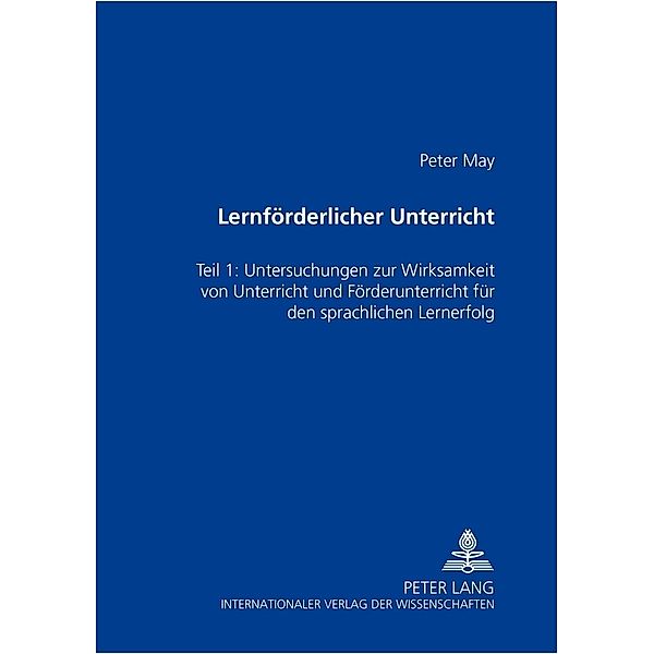 Lernförderlicher Unterricht, Peter May