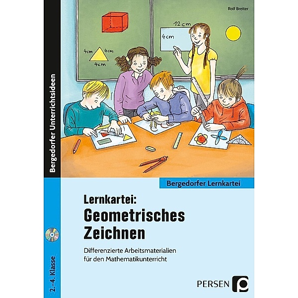 Lernkartei: Geometrisches Zeichnen, m. 1 CD-ROM, Rolf Breiter