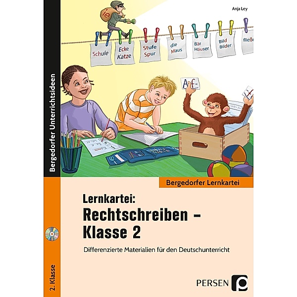 Lernkartei: Rechtschreiben - Klasse 2, m. 1 CD-ROM, Anja Ley