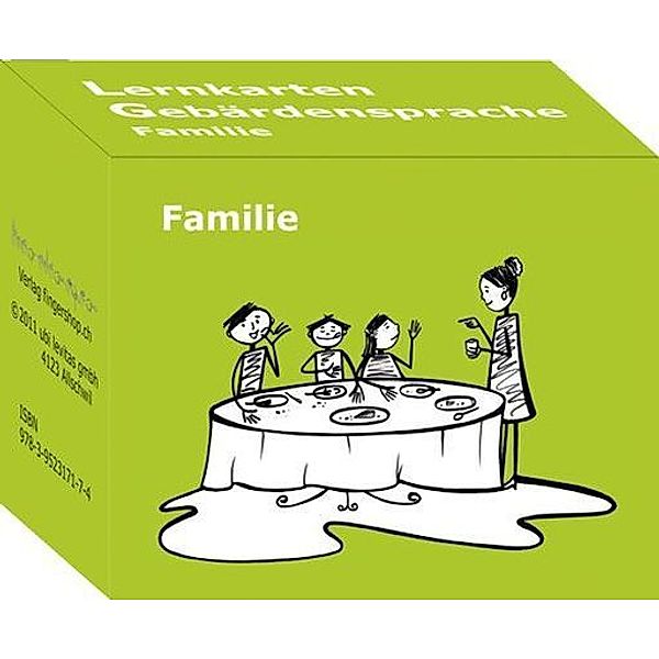 Lernkarten Gebärdensprache: Familie